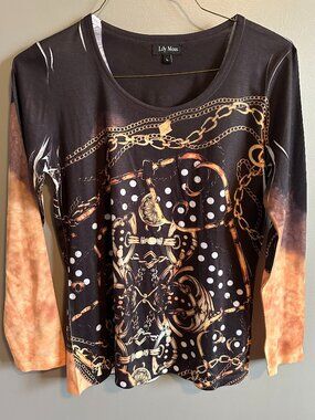 Lily Moss Women's long sleeve tshirt Size L